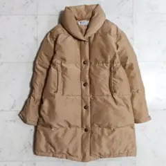 美品♪MaxMara サイズ40・L マレーラ ショールカラー 中綿ダウンコート