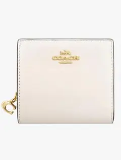 COACH ホワイト 二つ折り財布
