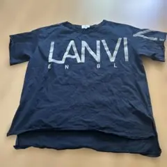LANVIN en Bleu ネイビーTシャツ 38 Mサイズのサムネイル