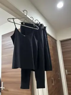 UNIQLO ドレープ3点セット 黒 Sサイズ