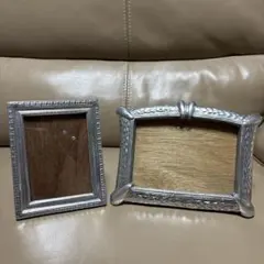 アンティーク調 フォトフレーム 写真立て 二点セット　外国　ヴィンテージ
