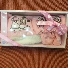 ベビーミニー 帽子 ミトン ブーティ ３点セット