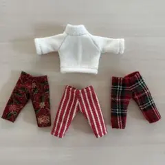 オビツ11 オフホワイトニット&パンツセット