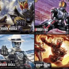 仮面ライダー プラモデル 4体