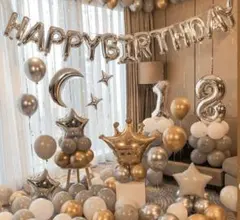 誕生日パーティー 風船(数字なし)