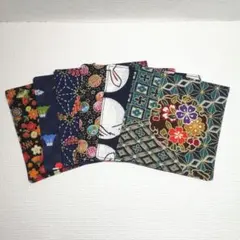 和柄(6種)⑧☆ハンドメイド☆コースター☆6枚セット