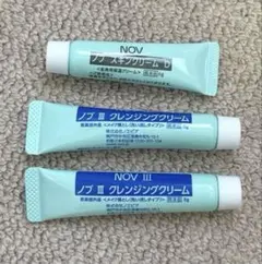 NOV クレンジングクリーム&スキンクリーム3本セット