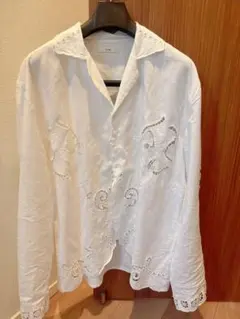 cutwork opencollar shirts アンヌーク　anukeのサムネイル