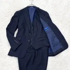 極美品 パーソンズ 3ピース スーツ セットアップ ネイビー チェック M 紺色 2025年最新】パーソンズ スーツ メンズの人気アイテム - メルカリ