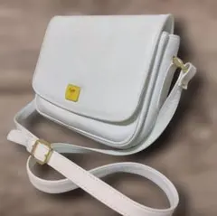 ☆美品☆JACOVITTI レザーショルダーバッグホワイト