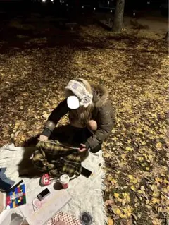 イヤーマフ編み物