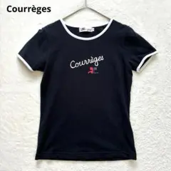 Courrèges ロゴプリントストレッチTシャツ Y2Kのサムネイル