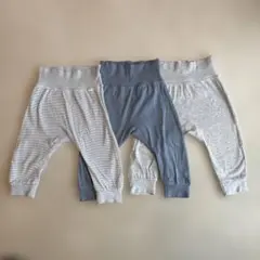 Ｈ＆Ｍ　6-9m 70 80 ベビー服 パンツ 3点セット スパッツ　サルエル