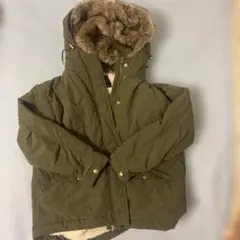 ファー付き モッズコート カーキ　ジャケット
