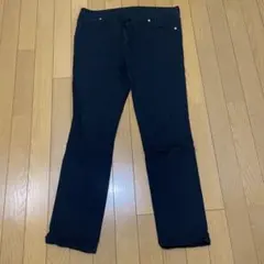 GU スリムフィット 黒デニム