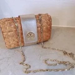 【専用】TORY BURCH ラタン クラッチ ポシェット 2wayのサムネイル
