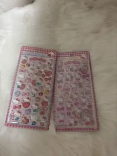 【正規品】ボンボンドロップシール　ハローキティ　赤　　ピンク