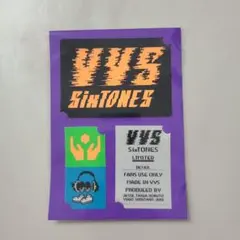 SixTONES VVS ステッカー