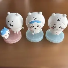 ナガノのくま　ちいかわ　ハチワレ　フィギュア 3点セット