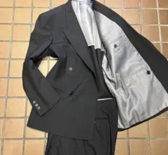新品 A3 XS ダブルスーツ ブラック 最高級 礼服 喪服 冠婚葬祭のサムネイル