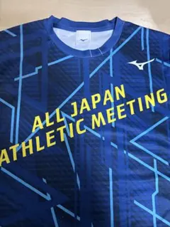 ミズノ　全日本　陸上　競技大会　オールジャパン　シャツ　記念品　japan