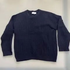 B:MING by BEAMS ブラック クルーネックニット　Mサイズ