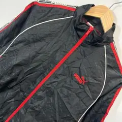 PUMA ナイロンジャケット ブラック