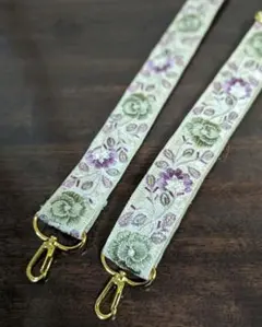 インド刺繍リボン　ショルダーベルト★ハンドメイド