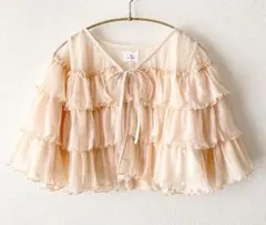 【新品タグ付き】merry jenny フリルボレロ アイボリー