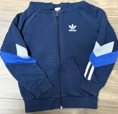adidas ネイビー ジャージ セットアップ120cm