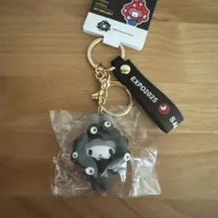 マイメロディ 黒ミャクミャク　なりきり立体マスコットキーホルダー