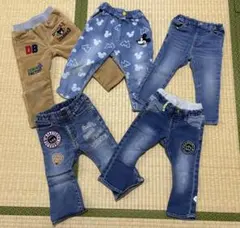 【まとめ売り】男児　ズボン　ジーパン　5点セット