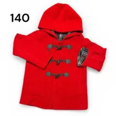 SLAP SLIP 赤ダッフルコート140 べべBEBE　スラップスリップ