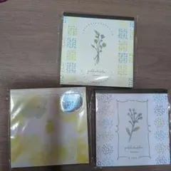 golden hour 花柄カードセット 3枚入り