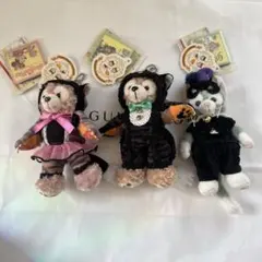 ダッフィーシェリーメイジェラトーニ ぬいぐるみバッジ ディズニー