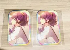 プロセカ　朝比奈まふゆ　スクエア缶バッジ2個セット