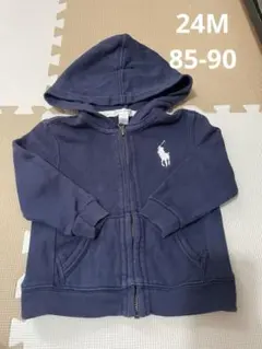 ラルフローレン24M 85-90 ネイビーパーカー
