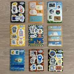 ドラえもん ステッカー シール 9枚セット【平成レトロ】【1997】