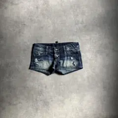00s y2k DSQUARED2 denim mini shortsのサムネイル