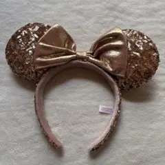 ディズニー カチューシャ ピンクゴールド