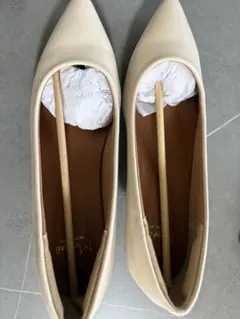 Menue ベージュ ハイヒール 26,0cm 週末限定お値下げ中‼️