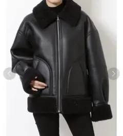 MURUA リバーシブルミドルフェイクムートンジャケット