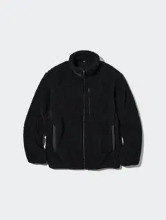 ユニクロ 防風アウターフリースジャケット（長袖）黒L