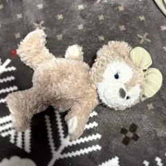 【週末限定値下】シェリーメイ ベージュ 小物入れ付きぬいぐるみ ポーチ