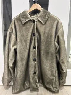 JEANASIS ベージュ　ムートンコート