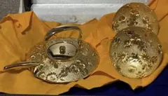 屠蘇器セット 金メッキ 銚子 盃 お屠蘇 アンティーク 24KGP - メルカリ