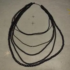 6連グレービーズネックレス