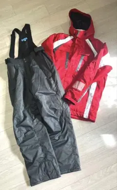 SVET スキーウェアセット 赤　ブラック　グレー　メンズ　上下　180 L