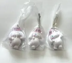 サンリオ　ミニチュアチャーム～ライブキャラクター～　シナモロール3個セット