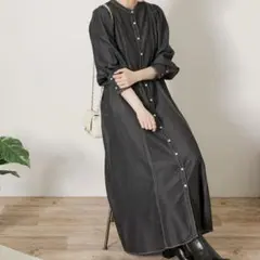 【美品】アーバンリサーチサニーレーベル　フィットフレアデニムワンピース